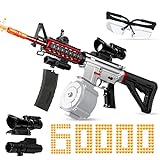 Large Electric with Gel Ball Blaster- M4,Splatter Blaster Ball,Automatic with 60000...